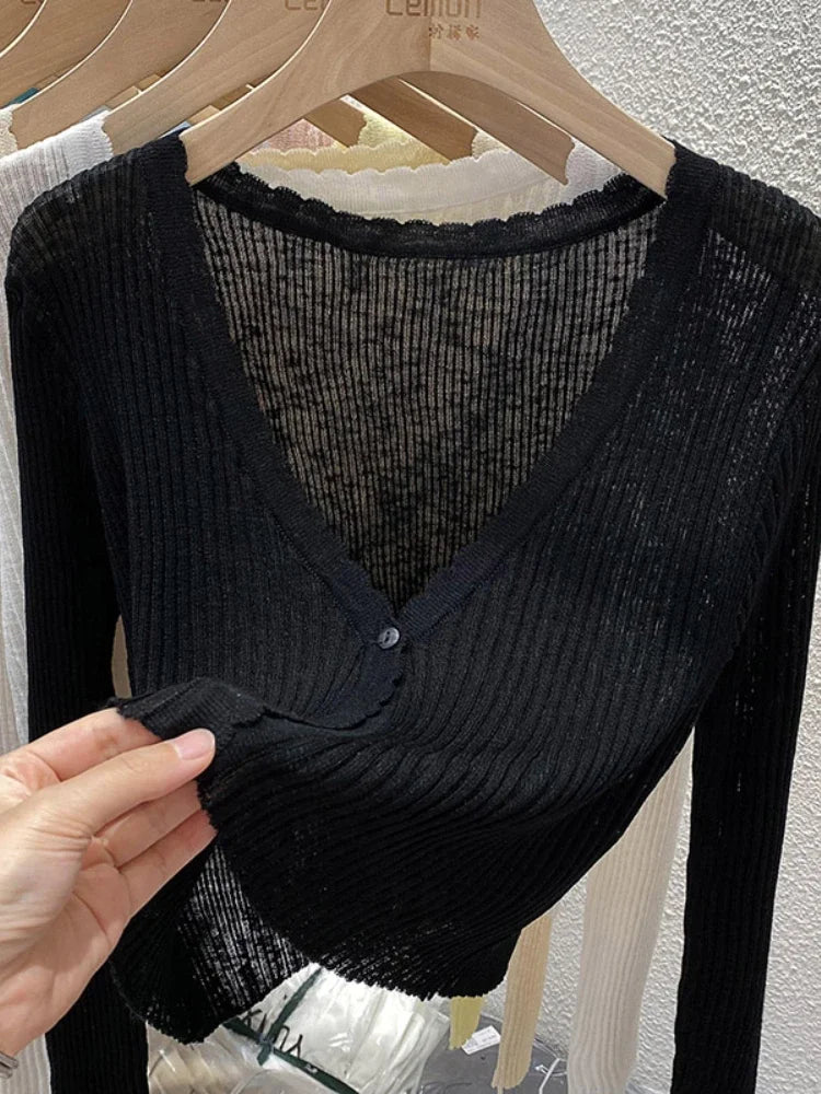 Women Ice Silk Sun Protection Cardigan