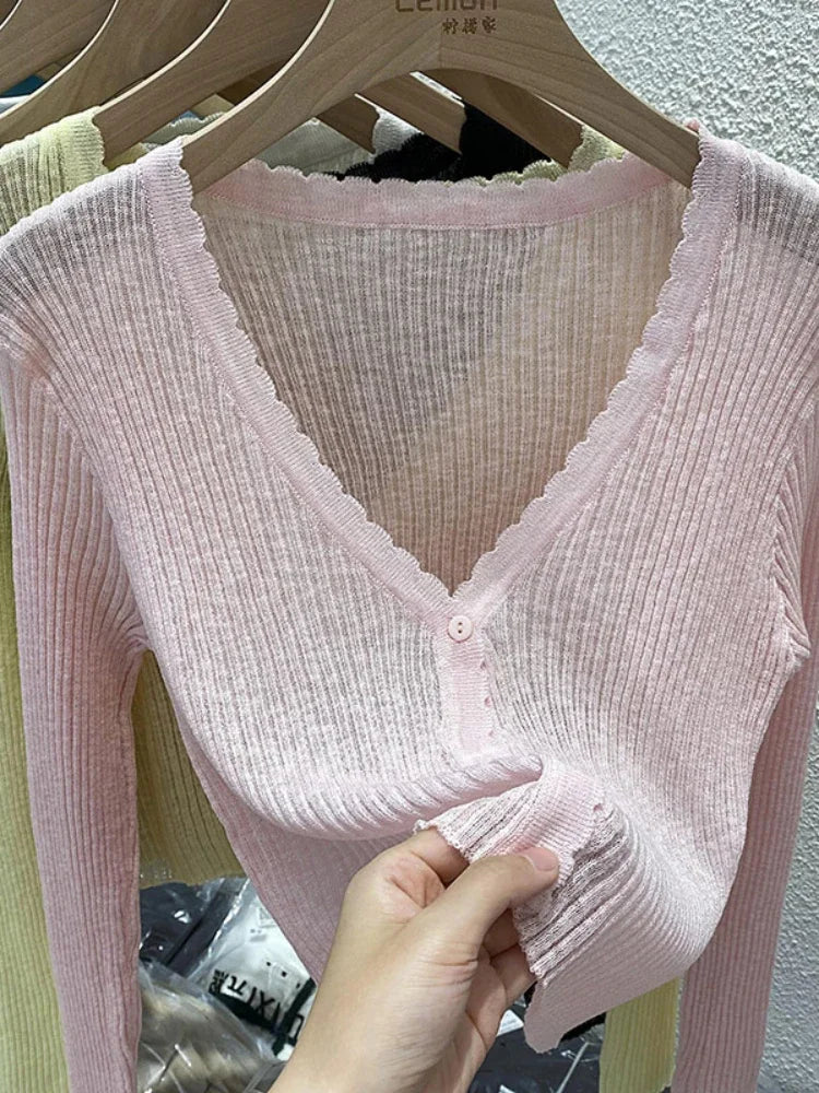 Women Ice Silk Sun Protection Cardigan